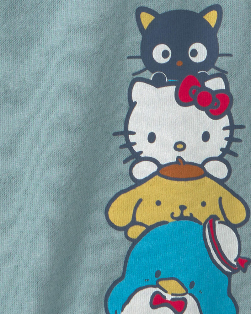 Girls Hello Kitty&reg; Fleece Joggers - Blue, image 3 of 3 slides