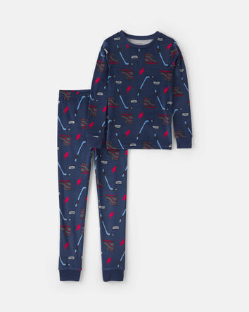 Boys 2-Piece Dreamplush Pyjama Set -Hockey, 