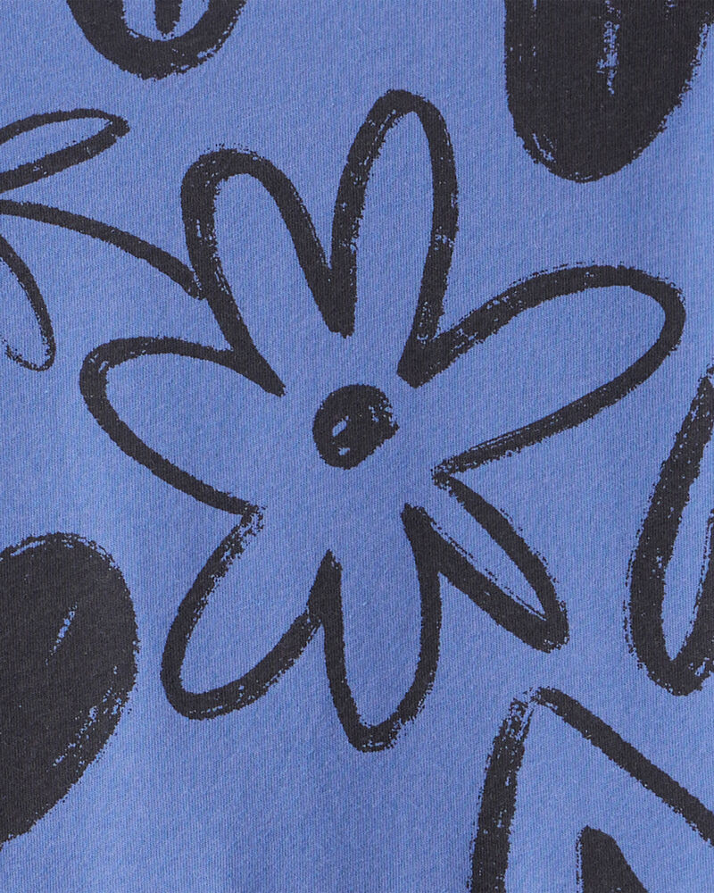 Girls Heart Long-Sleeve Dress - Blue, image 3 of 4 slides