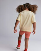 Toddler Rolled Cuff Tee - Yellow, image 4 of 5 slides