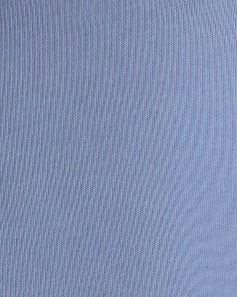 Toddler Girl Fleece Pullover Quarter Zip Sweatshirt - Blue, image 2 of 3 slides