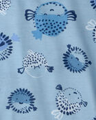 Tout-petit gar&ccedil;on - Pyjama 2 pi&egrave;ces, poissons-globes, image 4 sur 5 diapositives