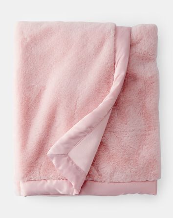 Baby Girl Plush Blanket, 