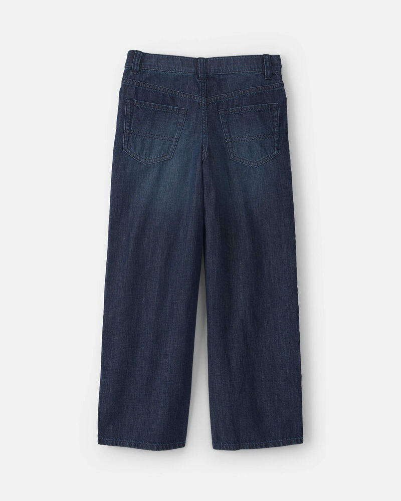 Boys Denim Baggy Jeans - Dark Wash, image 6 of 8 slides