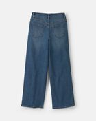 Filles - Jean jambe large en denim - D&eacute;lav&eacute; moyen, image 2 sur 4 diapositives