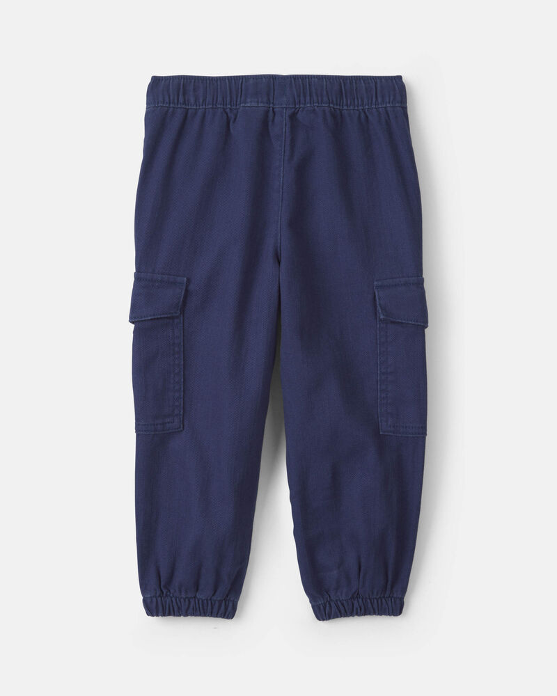Tout-petit gar&ccedil;on - Pantalon de jogging de style cargo - Bleu marine, image 2 sur 4 diapositives