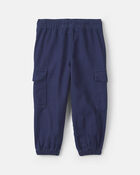 Tout-petit gar&ccedil;on - Pantalon de jogging de style cargo - Bleu marine, image 2 sur 4 diapositives