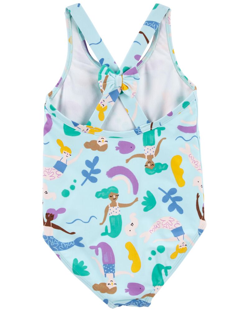 Mermaid 1-Piece Swimsuit, image 2 of 4 slides