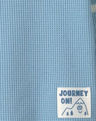 Toddler Boy Thermal Long-Sleeve T-Shirt - Blue, image 2 of 3 slides