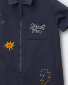 Toddler 'Great Fun' Day Out&trade; Jumpsuit - Navy, image 2 of 2 slides
