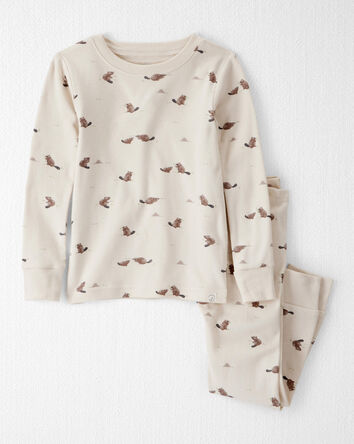 Tout-petit - Pyjama en coton biologique à imprimé de castor, 