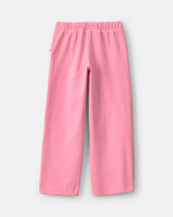 Girls Ribbed Pull-On Pants - Pink, 