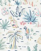 Toddler Girl Recycled Swimsuit in Tropical Paradise, image 4 of 5 slides