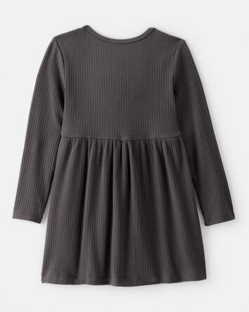 Tout-petit fille - Robe à manches longues – Noir, 