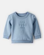 Baby Boy Fleece Sweatshirt - Blue, image 1 of 4 slides