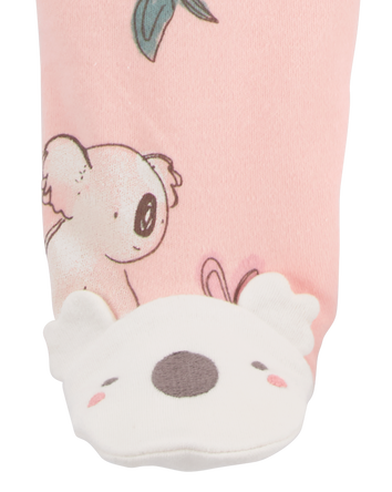 Baby Koala 2-Way Zip Cotton Sleeper, 