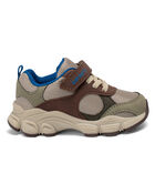 Toddler Boy Athletic Sneakers - Brown, image 2 of 6 slides