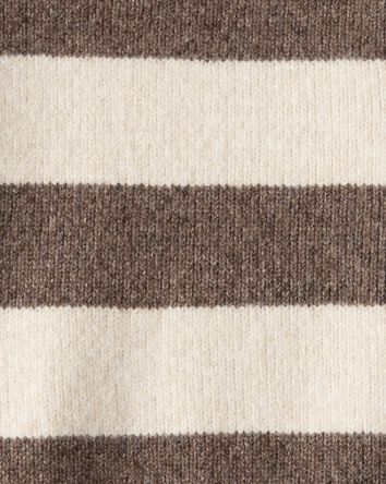 Toddler Boy Striped Long-Sleeve Sweater - Brown, 