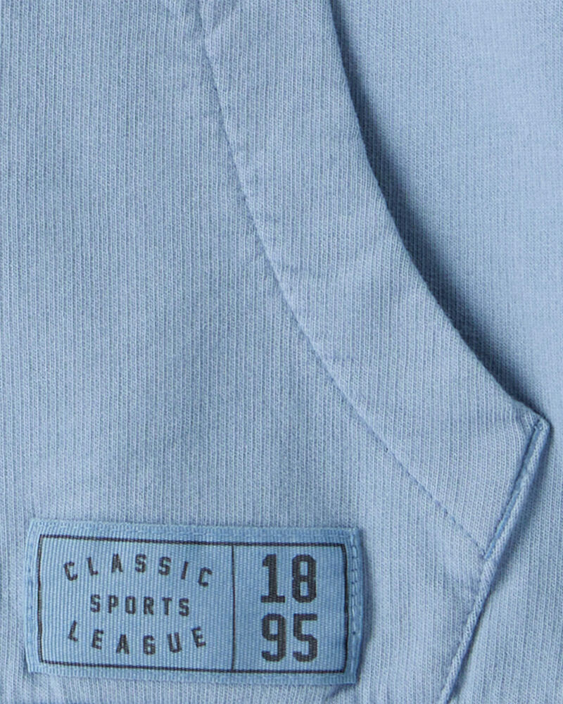 Boys Cotton Hoodie - Blue, image 3 of 5 slides