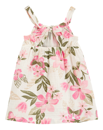 Baby Floral Sleeveless Dress - Floral, 