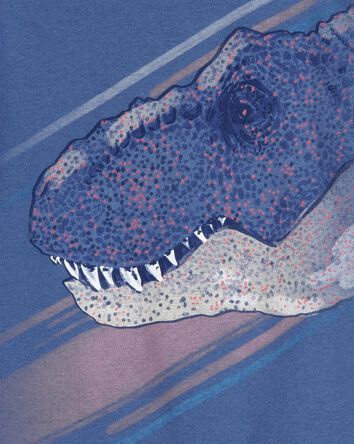 Kid 4-Piece Dinosaur Cotton Pyjamas, 