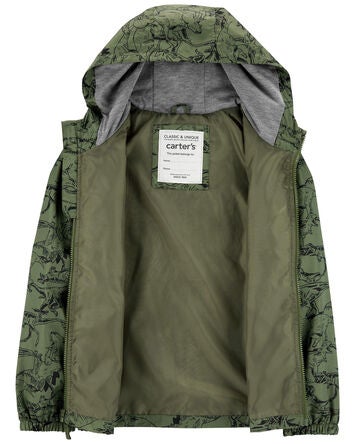 Kid Dino Print Jacket, 