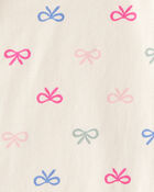 Baby Girl 5-Pack Hearts Print Cotton Multipack Bodysuits , image 3 of 7 slides