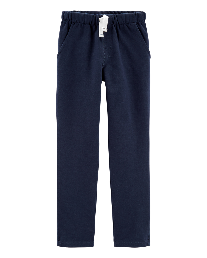 Kid Pull-On French Terry Pants, image 1 of 3 slides