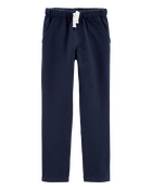 Kid Pull-On French Terry Pants, image 1 of 3 slides