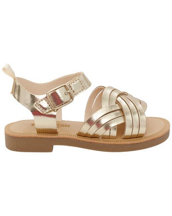 Toddler Metallic Sandals, 