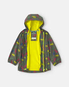 Toddler Boy Kombi London Rain Jacket - Dino , image 2 of 4 slides