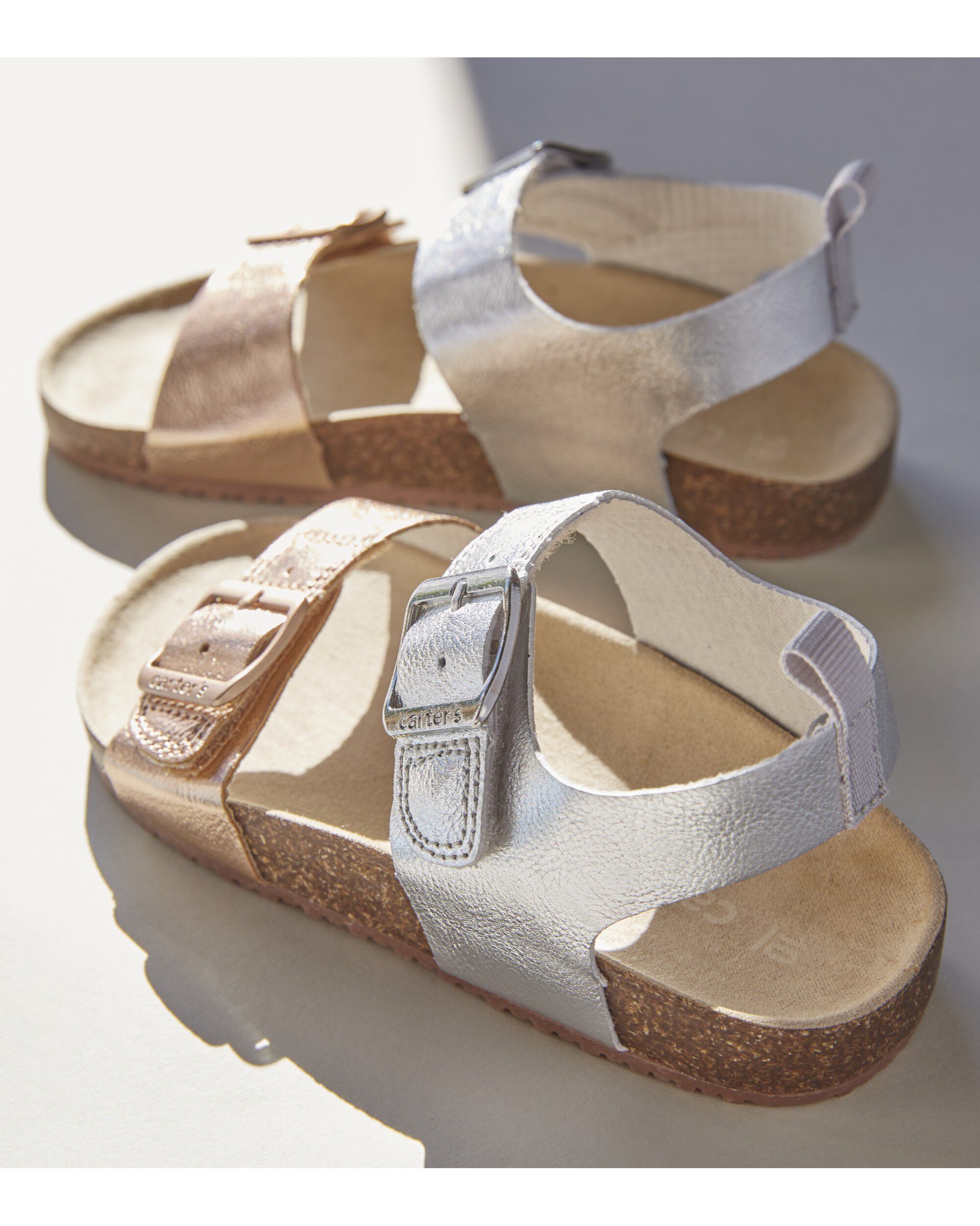 Carter's buckle cork sandals clearance