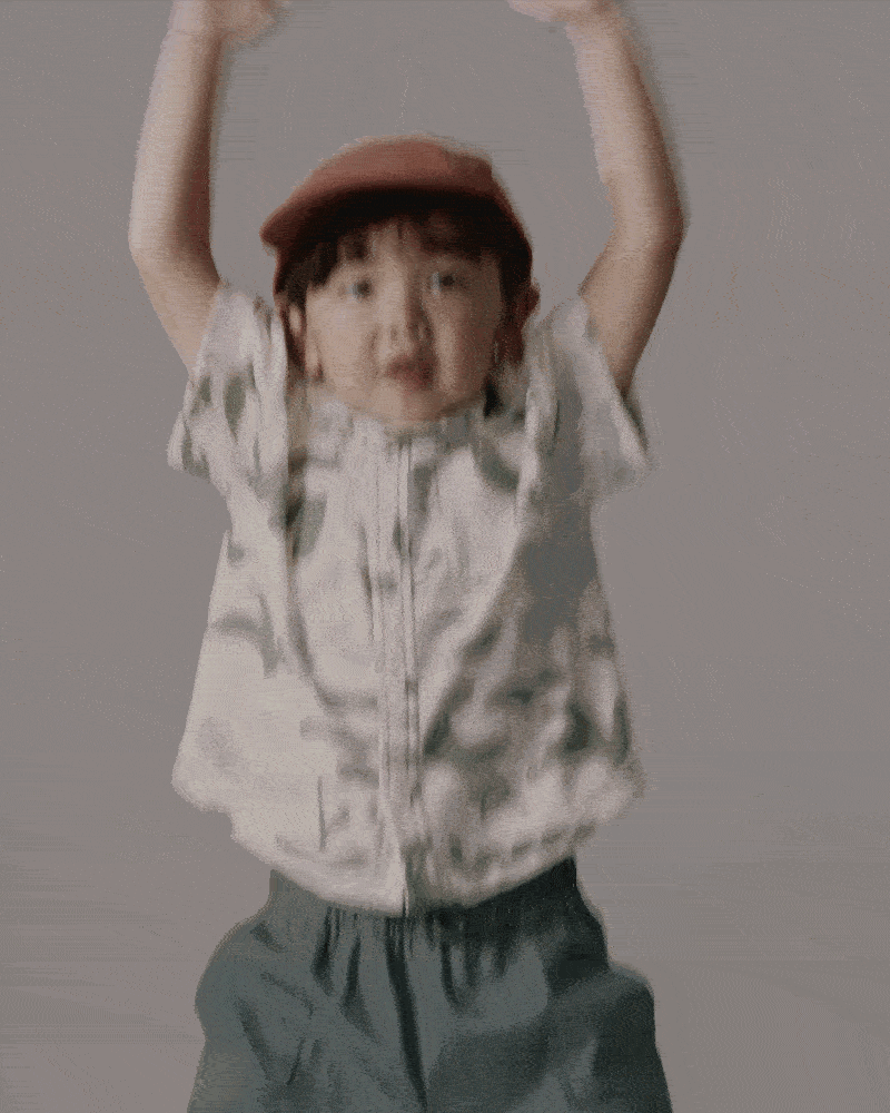 Toddler Boy Button-Down Short Sleeve Shirt in Sailboat Print - Cream, image 1 of 6 slides