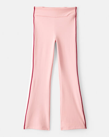 Filles - Pantalon évasé en tricot – Rose, 