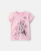 Toddler Girl Disney&copy; Castle Graphic Tee - Pink, image 1 of 3 slides
