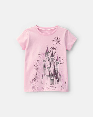Toddler Girl Disney&copy; Castle Graphic Tee - Pink, 