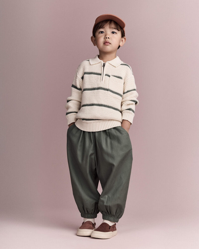 Toddler Relaxed Joggers - Sage, image 3 of 7 slides