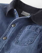 Toddler Organic Cotton Denim Barn Jacket, image 2 of 3 slides