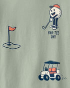 Boys Golf Long-Sleeve Graphic Tee - Green, image 2 of 3 slides