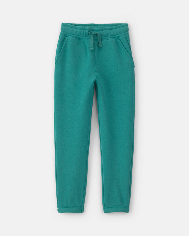 Boys Fleece Joggers - Green, image 1 of 4 slides