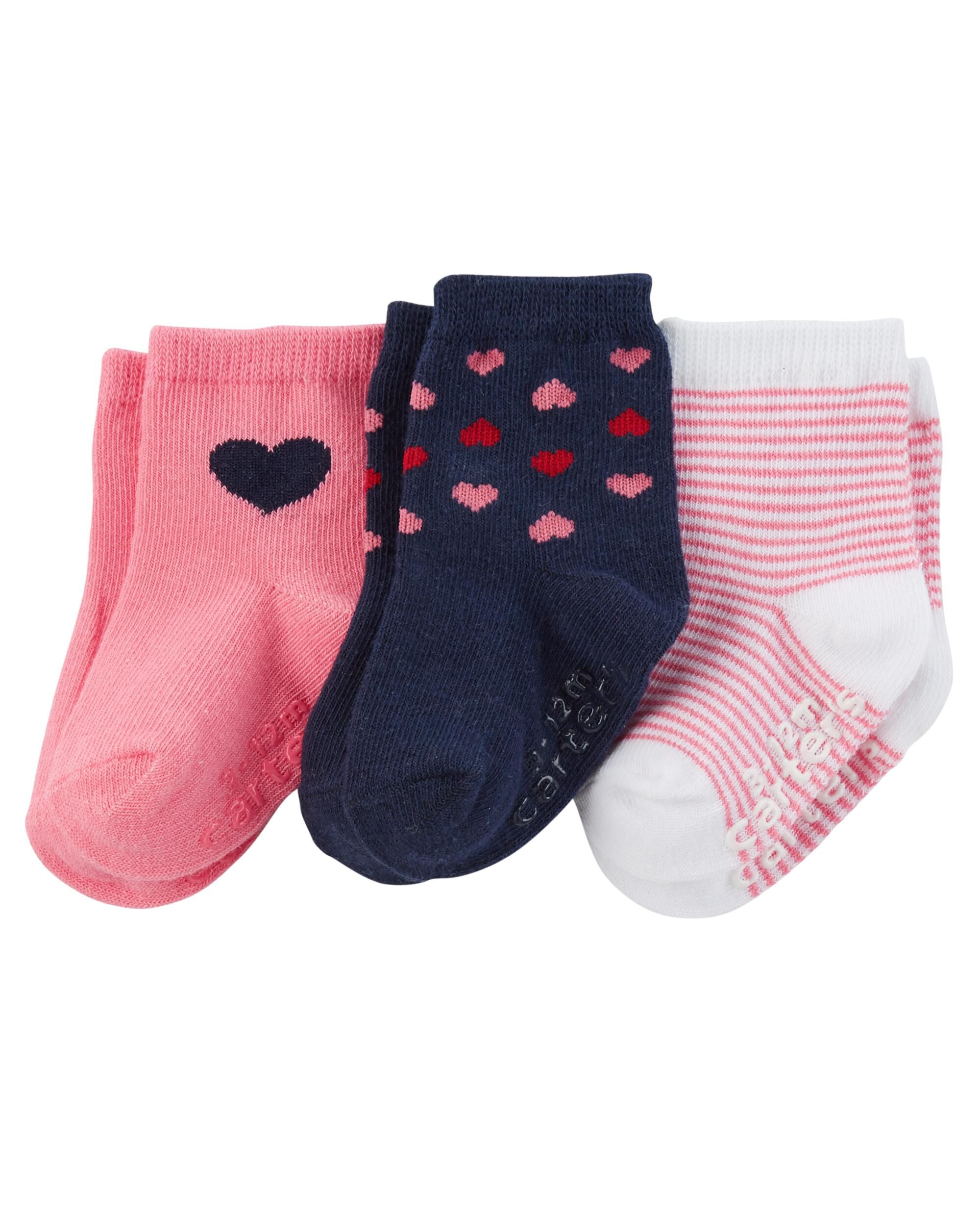 3Pack Heart Socks Carter’s OshKosh Canada