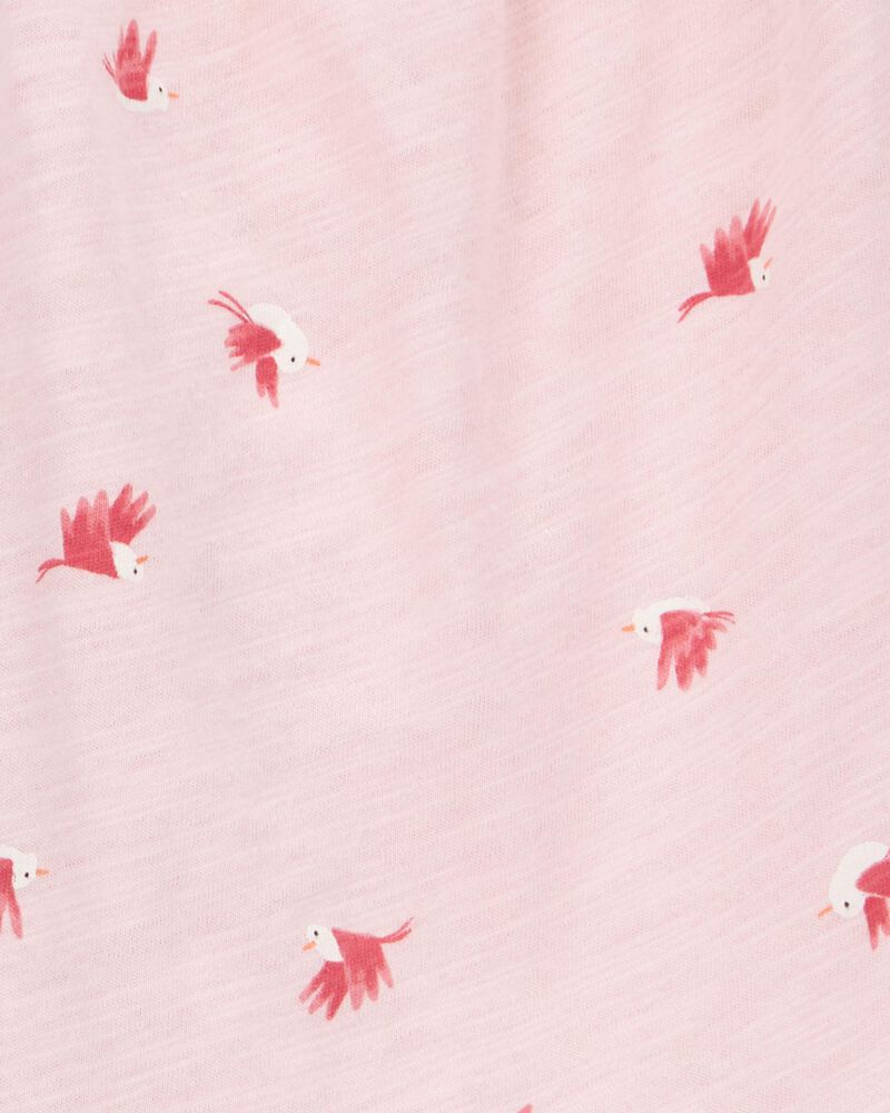 Baby 2-Piece Printed Bodysuit Pant Set - Pink/Navy, image 3 of 4 slides