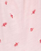 Baby 2-Piece Printed Bodysuit Pant Set - Pink/Navy, image 3 of 4 slides
