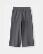 Toddler Girl French Terry Wide-Leg Active Pants - Grey, image 2 of 4 slides