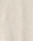 Boys Thermal Long-Sleeve Henley T-Shirt - Cream, image 2 of 3 slides