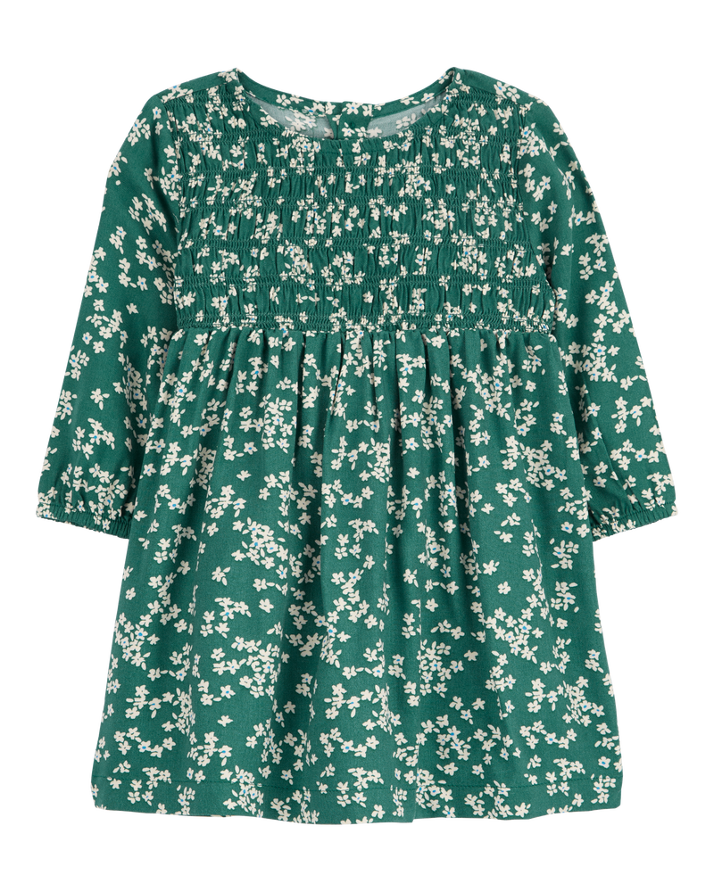 Baby Floral Long-Sleeve Dress, image 1 of 5 slides