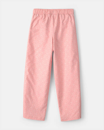 Girls Geometric Pull-On Pants - Pink, 