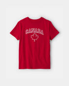 Gar&ccedil;ons - T-shirt &agrave; imprim&eacute; f&ecirc;te du Canada - Rouge, image 1 sur 2 diapositives