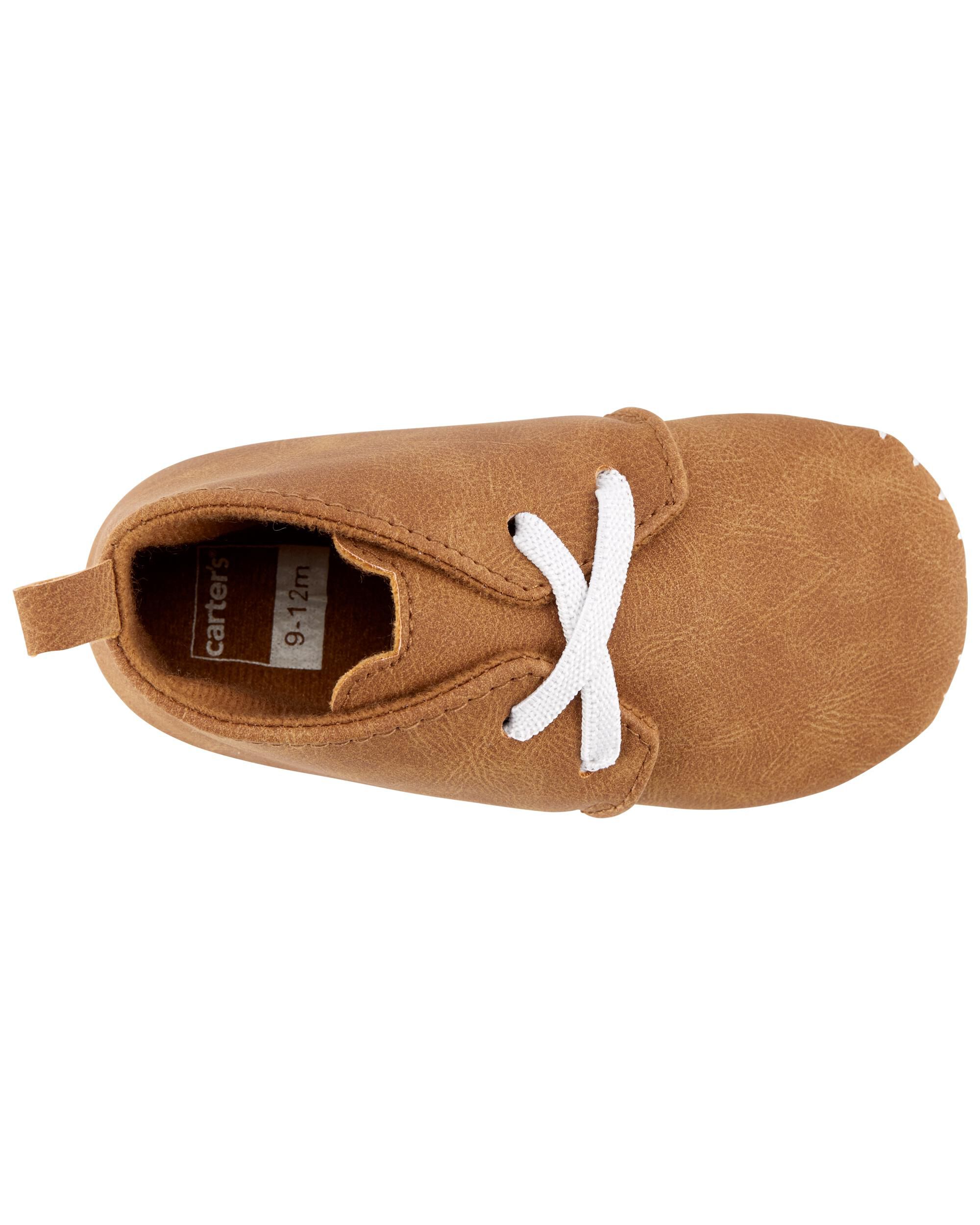 Carter's moccasin crib hotsell shoes
