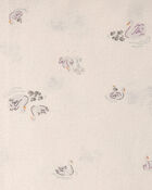 Baby Girl 4-Pack Floral Receiving Blankets - Purple, image 5 of 5 slides